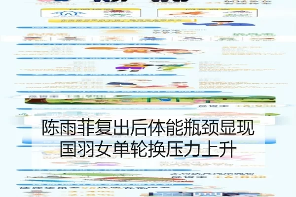陈雨菲复出后体能瓶颈显现 国羽女单轮换压力上升